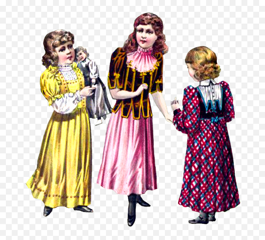 Victorian Clipart - Victorian Children Clipart No Background Png,Victorian Png