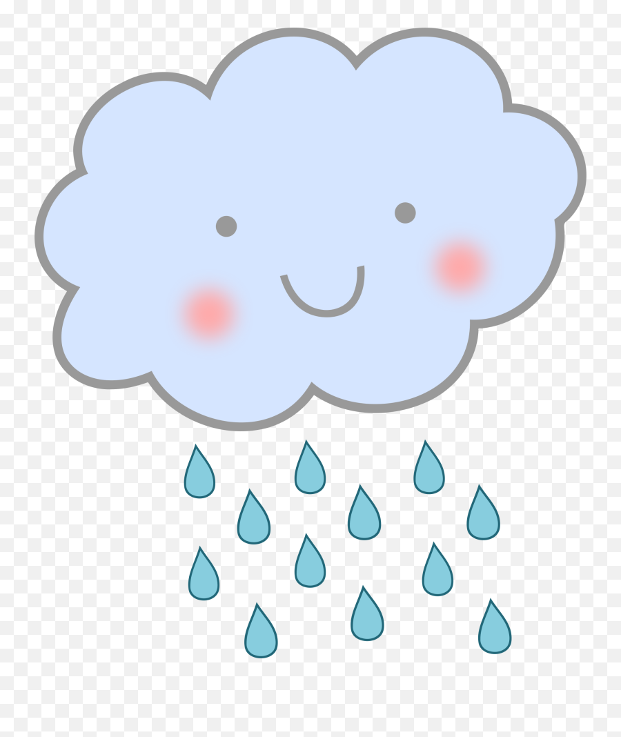 Win Clipart Rainy Window - Rain Cloud Clipart Cute Png,Rain On Window Png
