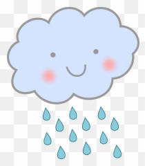 Win Clipart Rainy Window - Rain Cloud Clipart Cute Png,Rain On Window Png