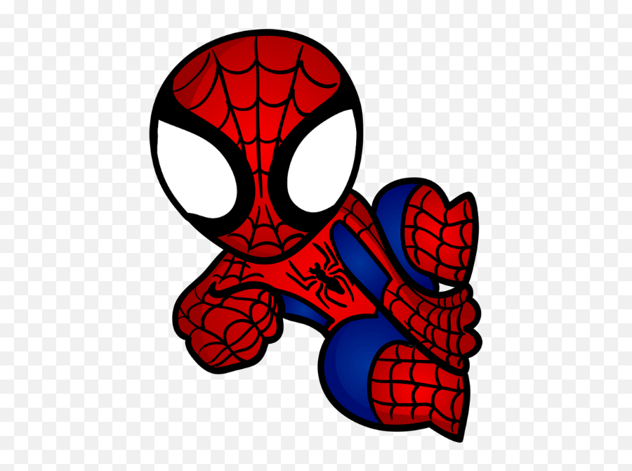 Spiderman Symbol Png - Spiderman Clipart Chibi Chibi Spiderman Chibi Png,Spiderman Logo Clipart