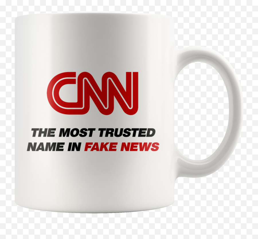 Cnn Fake News Mug - Magic Mug Png,Cnn Fake News Logo