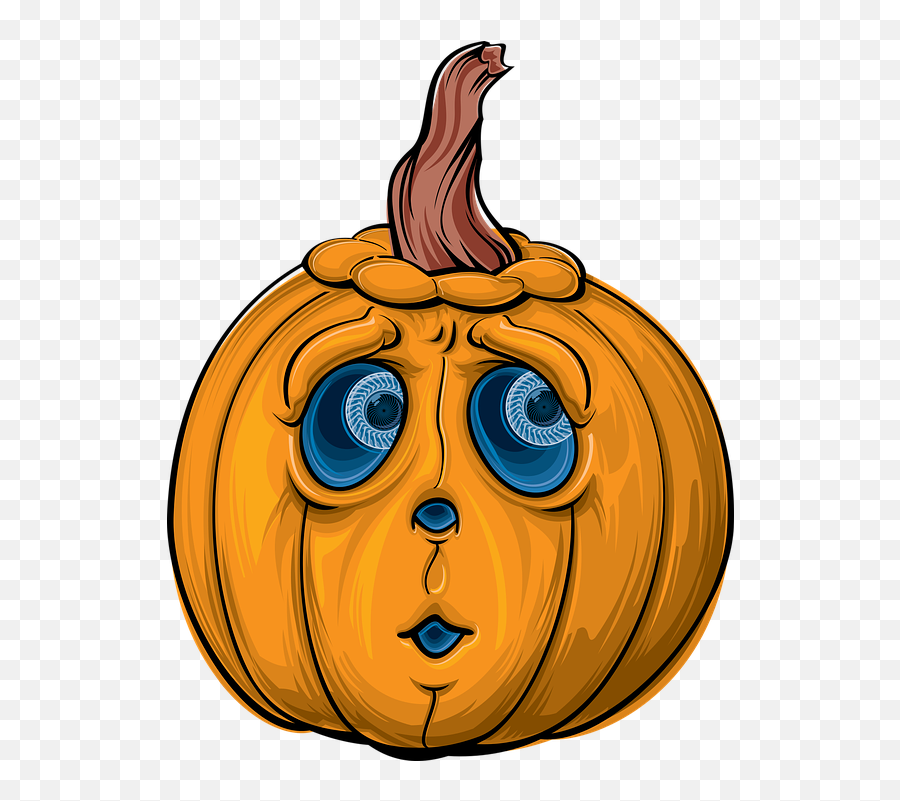 Cartoon Halloween Pumpkin - Free Vector Graphic On Pixabay Animated Clipart Jack O Lantern Png,Pumpkin Head Png