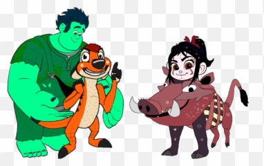 Download The Lion Kingu0027s Timon And Pumbaa Images Wreck - It Timon And Pumbaa Lion King Broadway Png,Wreck It Ralph Transparent