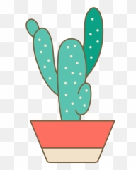 Potted Desert Cactus Graphic - Clip Art Free Graphics Vertical png
