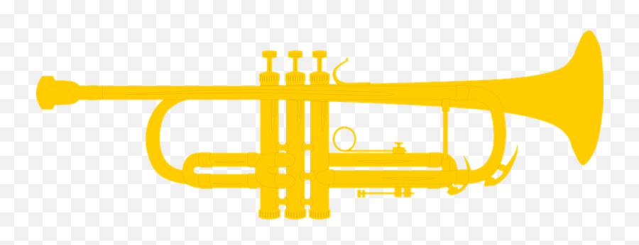 Trumpet Bugle Music Instrument Musical - Transparent Trumpet Silhouette Png,Trompeta Png