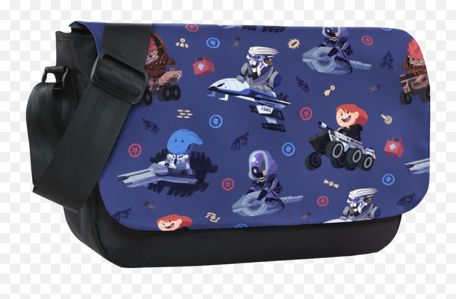 For Fans By Fansmass Effect Minis Sublimated Messenger Flap - Bag Of Holding Messenger Bag Png,Mass Effect Andromeda Png