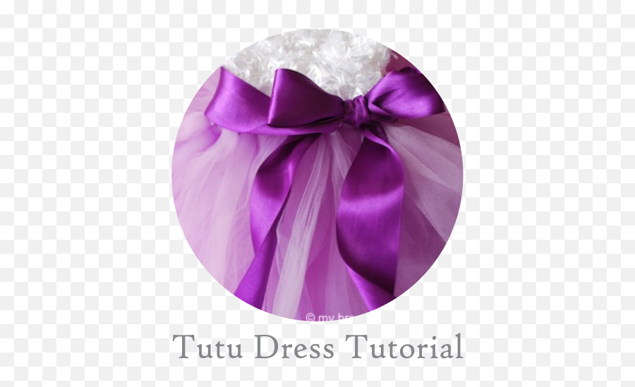 Tutu Dress Tutorial 2 - My Brown Paper Packages Bow Png,Tutu Png