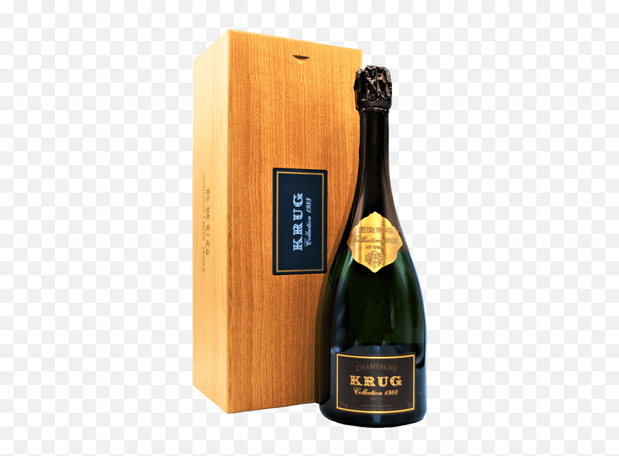 Krug Collection Caisse Bois 1988 075 Lt - Krug Collection 1990 Magnum Png,Champagne Bubbles Png