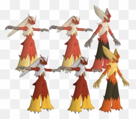 3ds - Pokemon Blaziken 3d Model Png,Blaziken Png