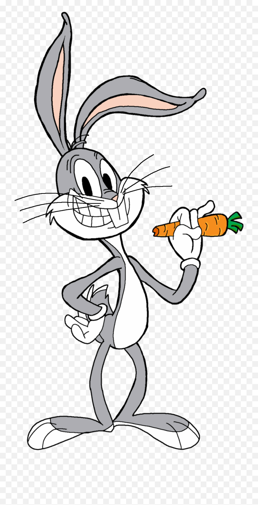 Download Hd Bugs - Bunny Wabbit Bugs Bunny Png Transparent Looney Tunes Cartoons Design 2020,Bugs Png