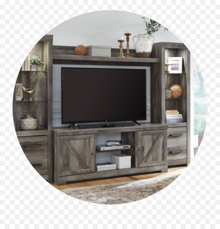 Furniture World - Grey Entertainment Center With Fireplace Png,Bdi Icon Tv Stand