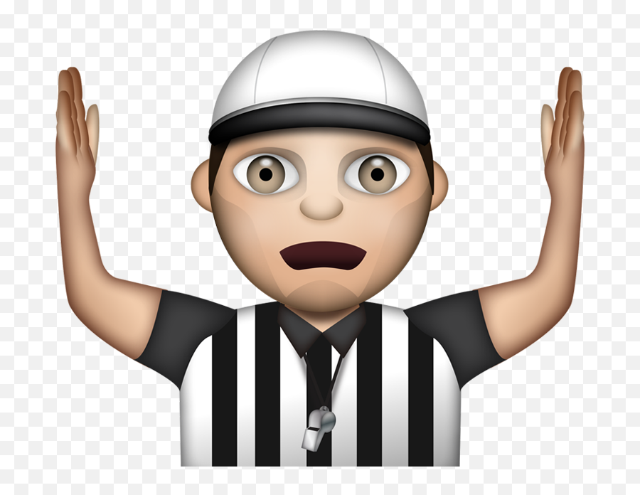 Nfl Referee Png Picture - Touchdown Emoji,Referee Png