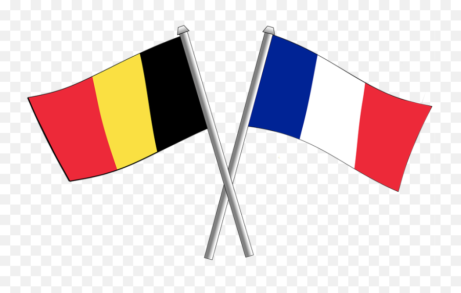 France Friendship Flag - Italian And French Flag Png,Belgium Flag Png