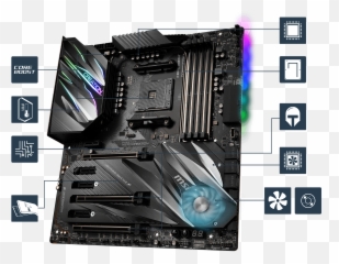 Msi Prestige X570 Creation Motherboard Amd Am4 Sata 6gbs M2 Usb 32 Wi - Fi ExtendedATX Msi Creation Prestige png