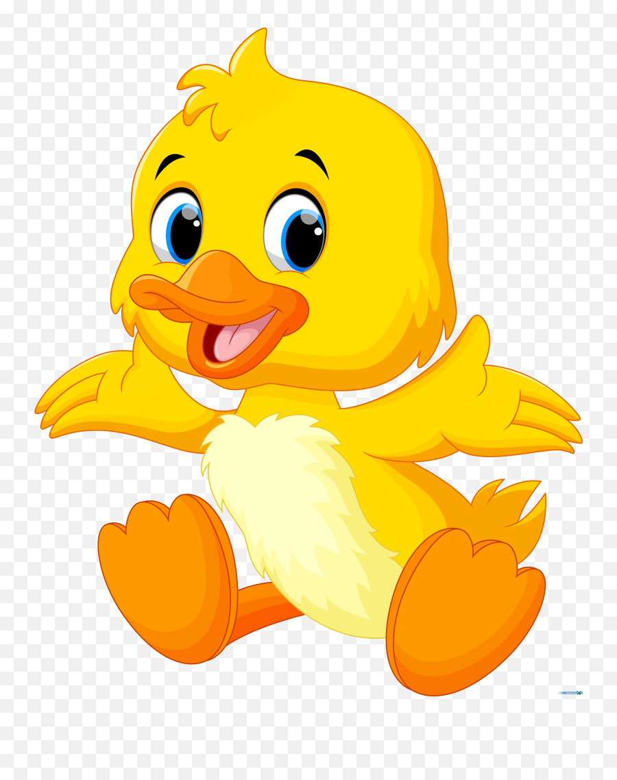 Baby Duck Clipart Png - Cute Baby Duck Cartoon,Duck Clipart Png
