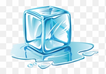 Download Hd Ice Cube Melting Clip Art - Ice Cube Clipart Png,Ice Cube Png