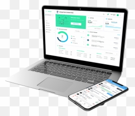 Interactsport - Sports Management Platform Laptop And Smartphone Mockup Free png