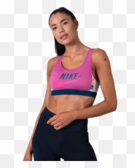 Medium Pad Icon Clash Bra Pinkblue The Best Sport Brands - Midriff Png,Pad Icon