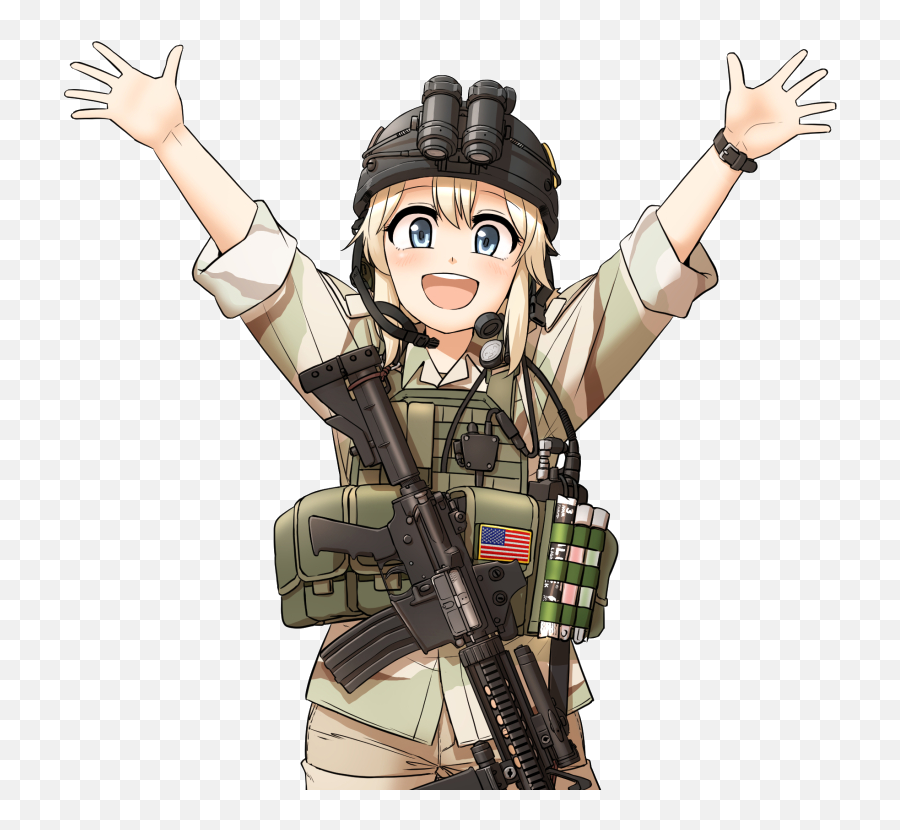 Operator - Chan Know Your Meme Operator Chan Png,Gun Icon Anime Gif
