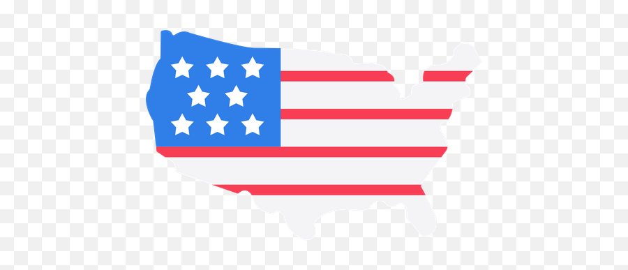 Usa Map Icon Of Flat Style - Available In Svg Png Eps Ai Usa Map Icon Png,United States Outline Png