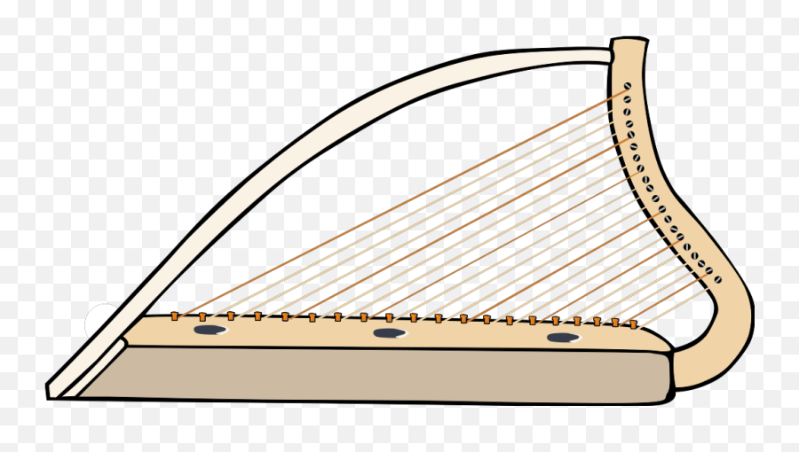 Celtic Harp Simple Png Svg Clip Art For Web - Download Clip Harp,Harp Icon