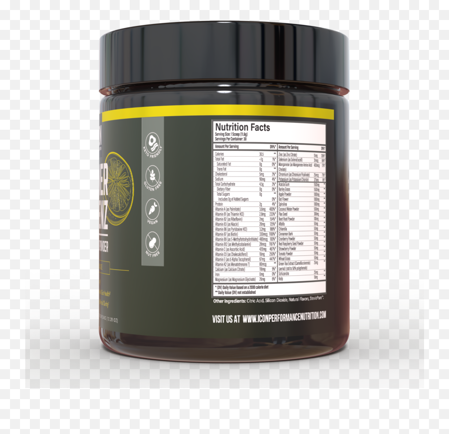 Power Greenz - Lemonade Icon Performance Nutrition Bodybuilding Supplement Png,Lemonade Icon