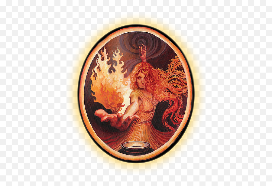 Sacred Flame Fire Circle - Celtic Goddess Of Fire Png,Fire Circle Png