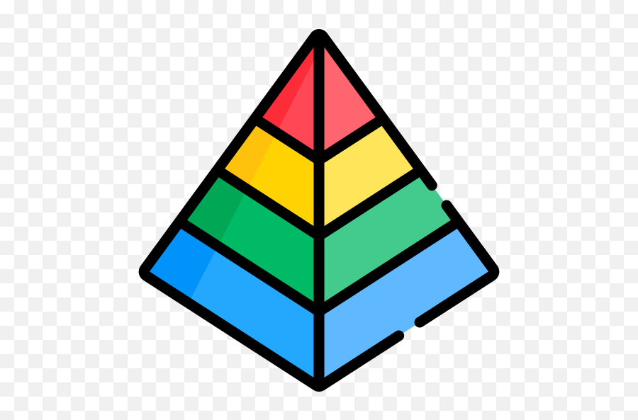 Pyramid Chart - Free Business And Finance Icons Vertical Png,Icon Chart Templats