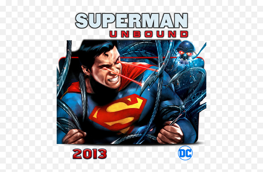Superman Unbound Folder Icon 2013 - Designbust Png,Dc Comics Folder Icon