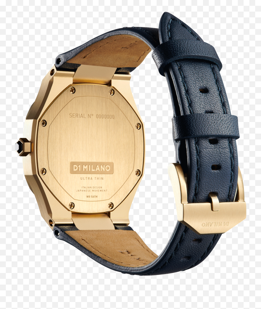 Ultra Thin Leather 34 Mm - Lapis D1 Milano Ultra Thin 34mm Lapis Png,Lapis Png