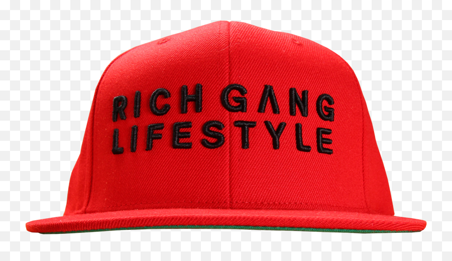 Rich Gang Lifestyle Red Snapback - Baseball Cap Png,Red Hat Png