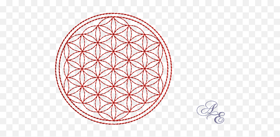 Machine Embroidery Designs - Sacred Geometry In Egypt Png,Flower Of Life Png
