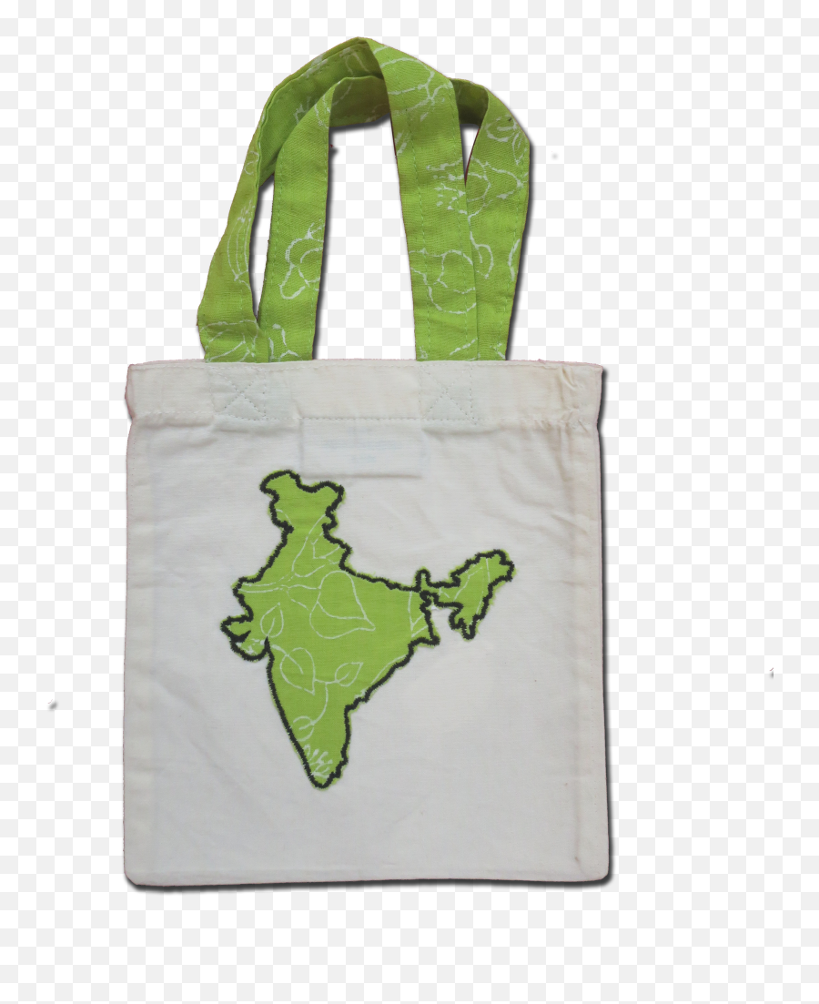 Gift Bags 6 X 7 Applique India Map - Tote Bag Png,India Map Png