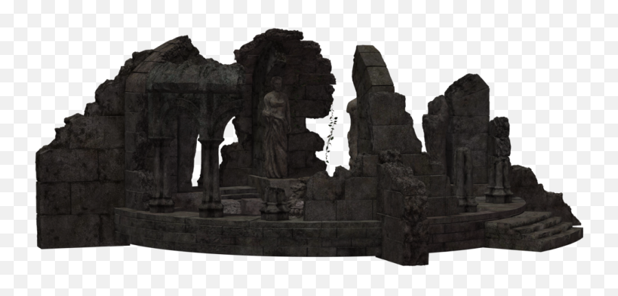 Ruined Png 3 Image - Ruin Png Transparent,Ruins Png