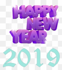 2019 Happy New Year Png Free Image Download