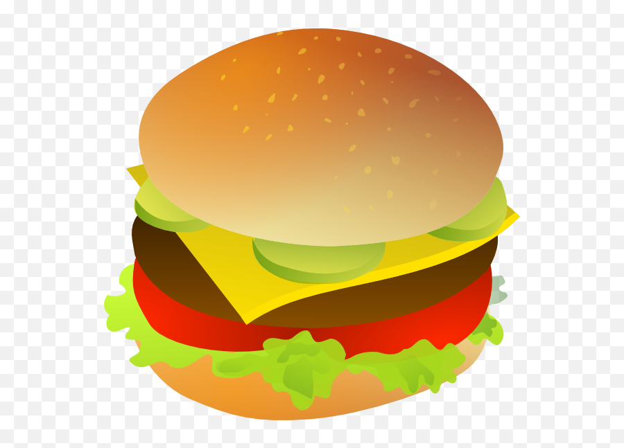 Transparent Background Hamburger Clip Art - Png Download Burger Clipart Png,Hamburger Transparent