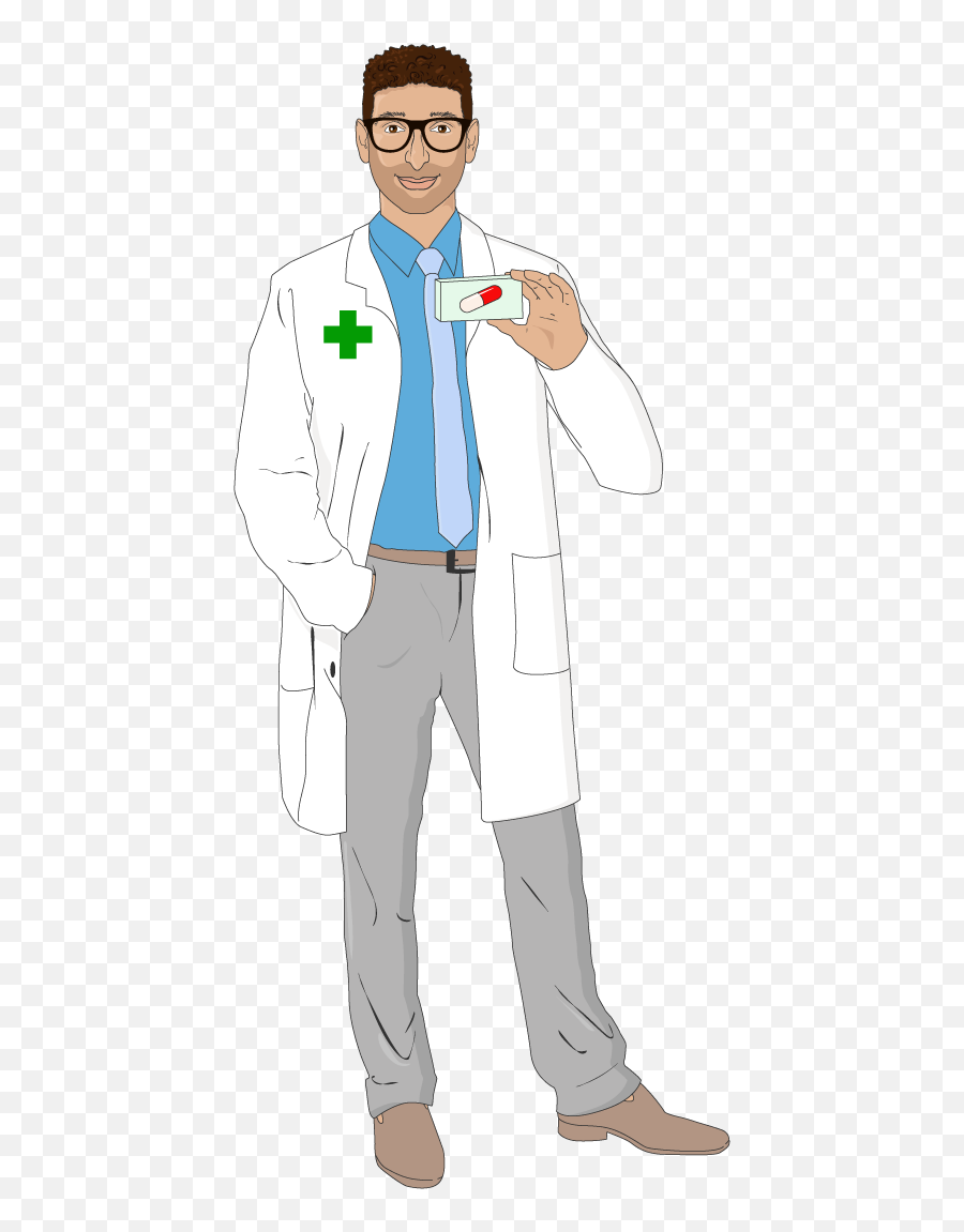 Men - Pharmacist4 Servier Medical Art Male Pharmacist Cartoon Png,Men Png