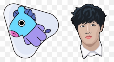 Bts J - Hope Cursor U2013 Custom Cursor Browser Extension Cartoon Png,J Hope Png