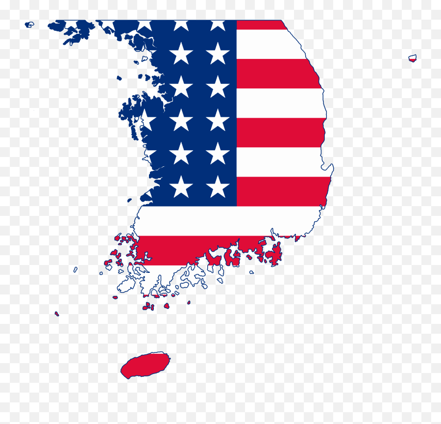 Fileflag Map Of United States Military Government Korea - United States Of Korea Png,Korean Flag Png