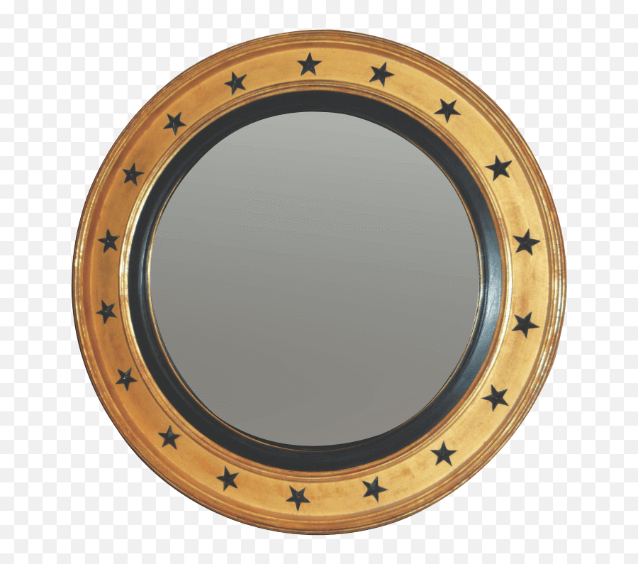 Download Regency Convex Mirror With Black Stars - Vector Illustration Png,Stars Vector Png