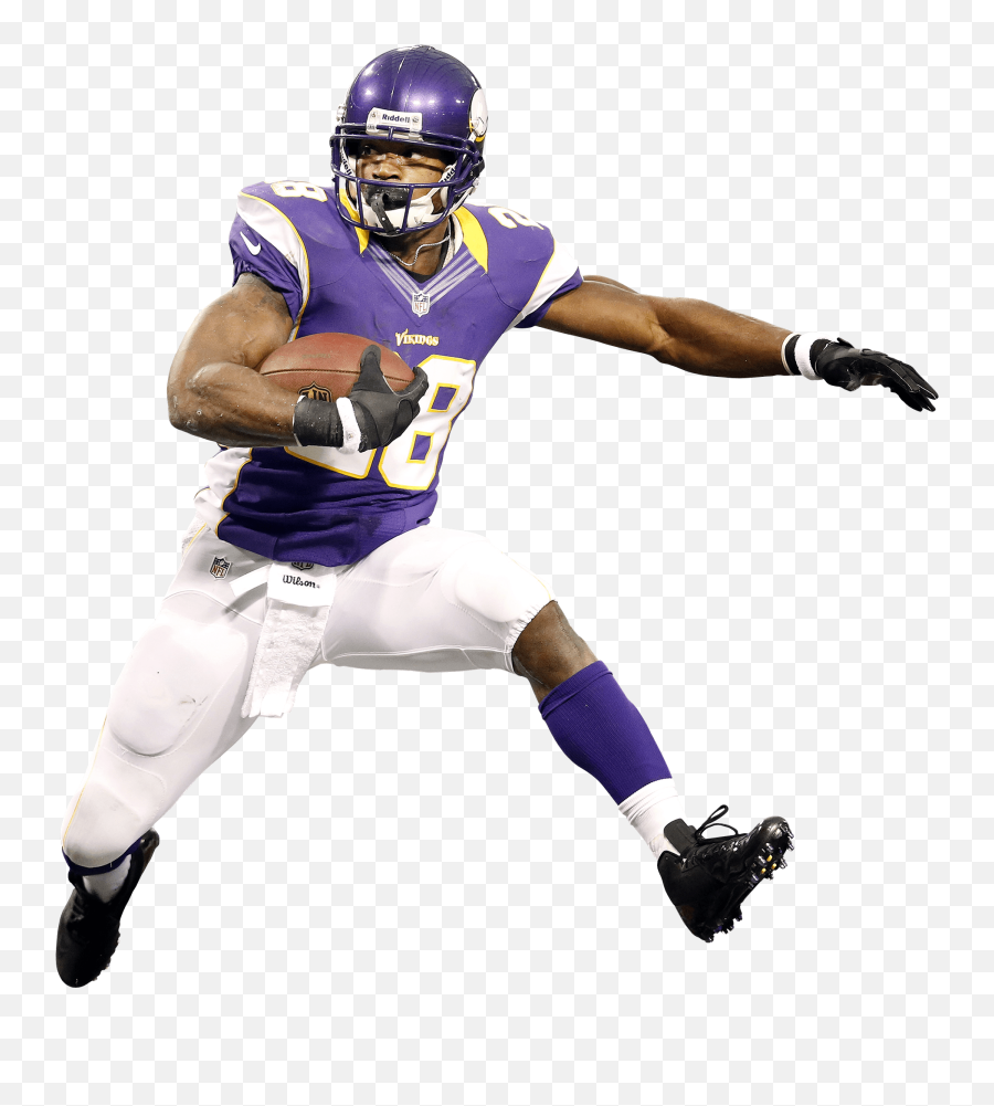 Adrian Peterson Running Minnesota - Minnesota Vikings Player Png,Minnesota Vikings Png