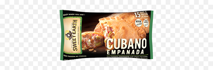 Cubano Empanada Sweet Earth Enlightened Foods - Sweet Earth Cubano Empanada Png,Empanada Png