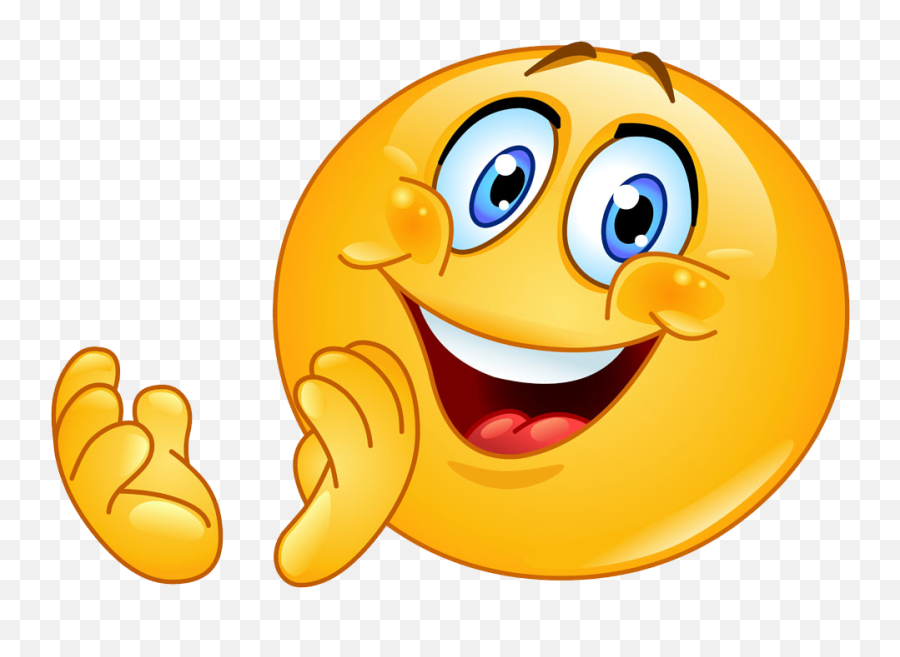 Emoji Emoticon Smiley Clapping - National Tell A Joke Day Png,Emoji Faces Png