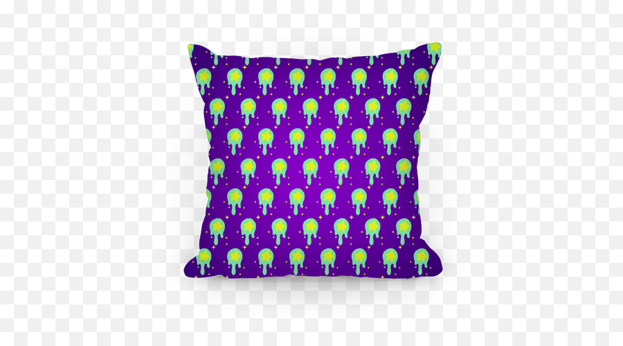 Gooey Pixel Star Pattern Throw Pillow Lookhuman - Material Bawena Wzor Pizza Png,Pixel Star Png