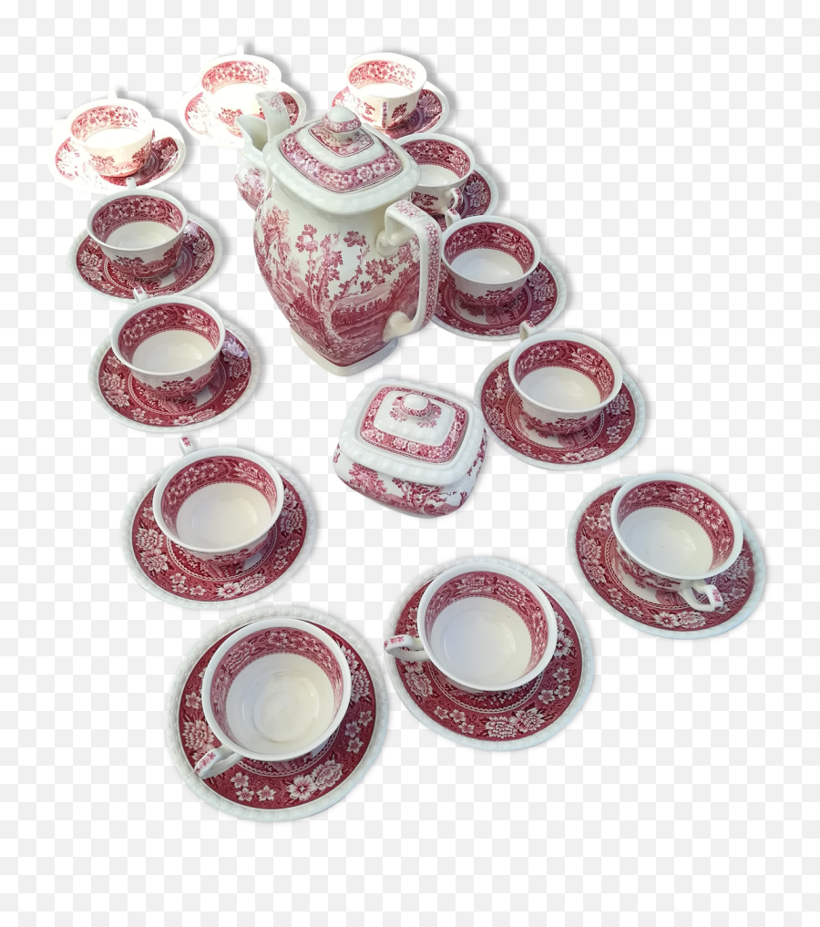 Villeroy And Boch Vintage Coffee Service Selency - Body Jewelry Png,Coffee Ring Png