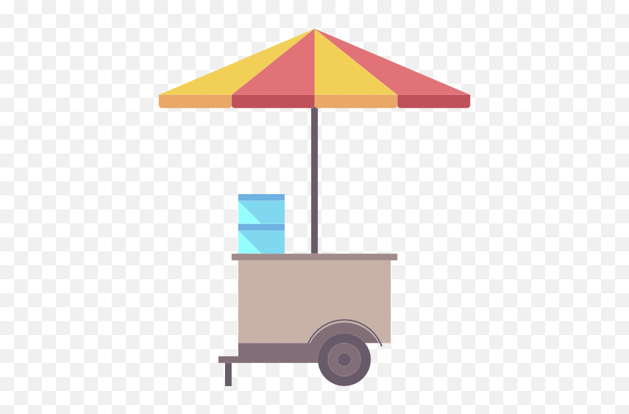 Commerce Fast Food Stall Hot Dog Stand - Transparent Food Stall Png,Hot Dog Transparent Background