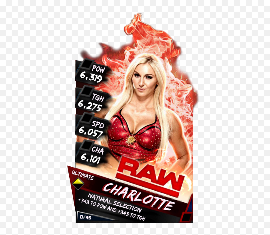 Download Charlotteflair S3 14 - Wwe Supercard Bayley Cards Png,Nia Jax Png