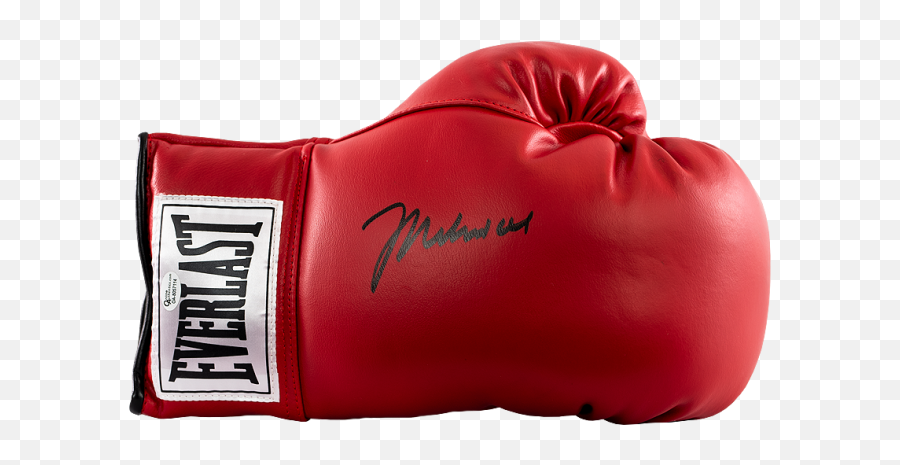 Muhammad Ali Signed Red Everlast Boxing - Muhammad Ali Boxing Glove Png,Muhammad Ali Png