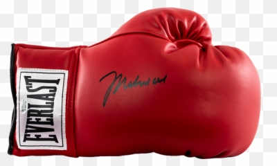 Muhammad Ali Signed Red Everlast Boxing - Muhammad Ali Boxing Glove Png,Muhammad Ali Png