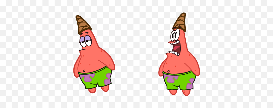 Spongebob Scared Patrick Cursor - Scared Patrick From Spongebob Png,Patrick Star Png